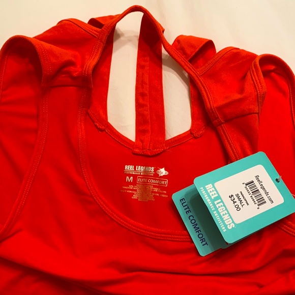 Reel Legends Elite Comfort Open Back Active Tank - Paradipink - Picture 3 of 6